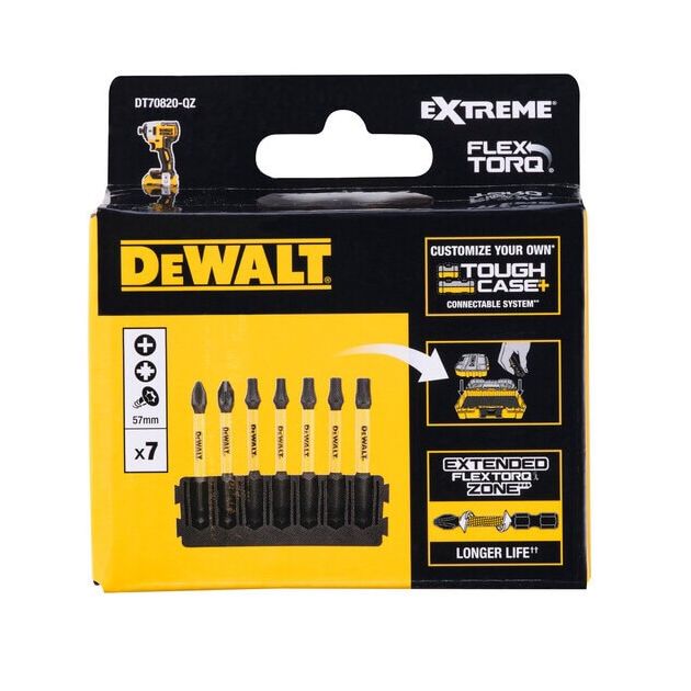 Кассета с битами DeWALT FlexTorq DT70820, фото , изображение 2 | SNABZHENIE.com.ua Кассета с битами DeWALT FlexTorq DT70820, фото , изображение 2 | SNABZHENIE.com.ua