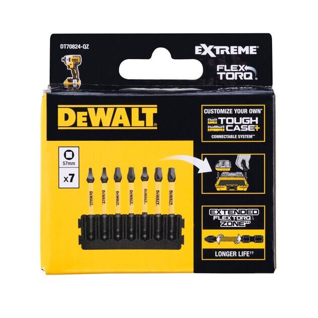 Кассета с битами DeWALT FlexTorq DT70824, фото , изображение 2 | SNABZHENIE.com.ua Кассета с битами DeWALT FlexTorq DT70824, фото , изображение 2 | SNABZHENIE.com.ua