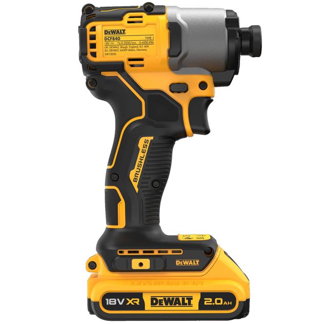 Шуруповерт ударний акумуляторний безщітковий DeWALT DCF840D2T, фото , зображення 4 | SNABZHENIE.com.ua Шуруповерт ударний акумуляторний безщітковий DeWALT DCF840D2T, фото , зображення 4 | SNABZHENIE.com.ua