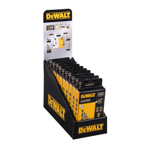 Кассета сверл по металлу DeWALT Black&Gold DT70829, фото , изображение 2 | SNABZHENIE.com.ua Кассета сверл по металлу DeWALT Black&Gold DT70829, фото , изображение 2 | SNABZHENIE.com.ua