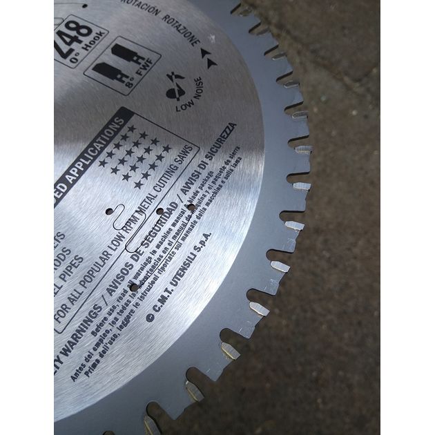 Пила дискова 235 х 30 мм, Z 48, по сталі для продільного і поперечного пилення CMT (226.048.09M), фото , зображення 7 | SNABZHENIE.com.ua Пила дискова 235 х 30 мм, Z 48, по сталі для продільного і поперечного пилення CMT (226.048.09M), фото , зображення 7 | SNABZHENIE.com.ua