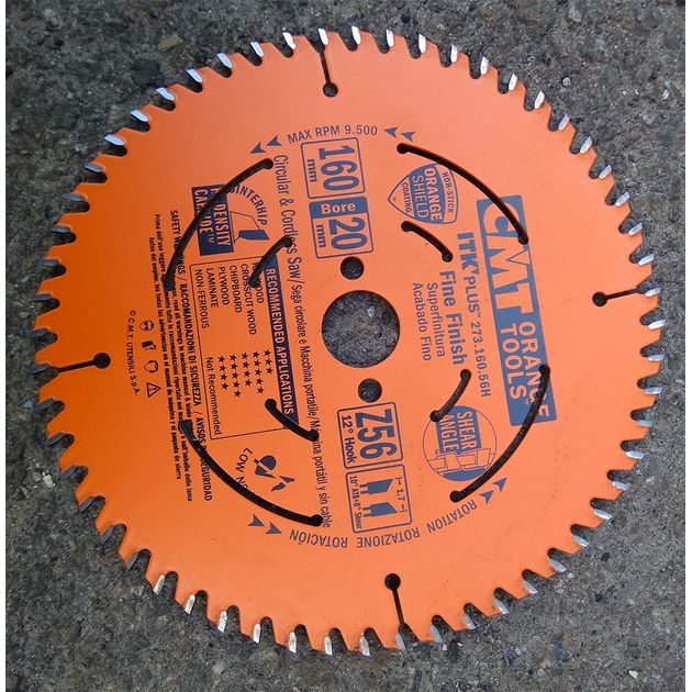 Диск пильный CMT 160x20 мм, Z 56, тонкий пропил по дереву, фото , изображение 13 | SNABZHENIE.com.ua