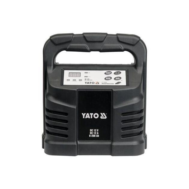 Зарядное устройство YATO 12V 12А для аккумуляторов 6-200 Ah, фото  | SNABZHENIE.com.ua