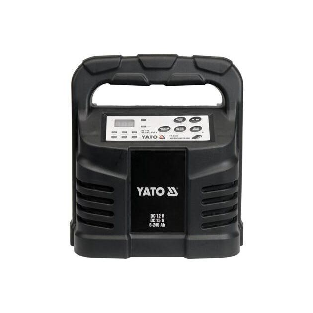 Зарядное устройство YATO 12V 15A для аккумуляторов 6-200 Ah, фото  | SNABZHENIE.com.ua