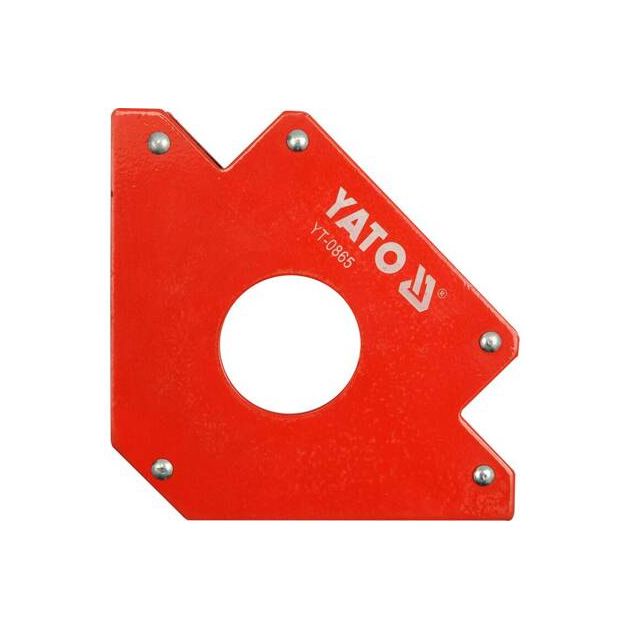 Струбцина магнитная для сварки YATO 122x190x25 мм, 34 кг, фото  | SNABZHENIE.com.ua