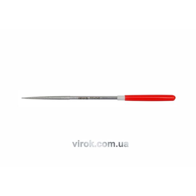 Надфіль алмазний YATO круглий, l= 160/50 мм, Ø= 4 мм [80/800], фото  | SNABZHENIE.com.ua