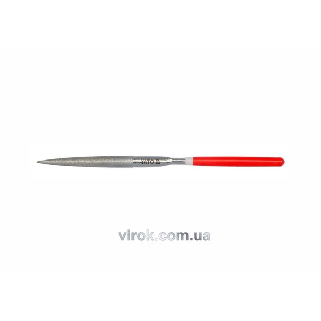 Надфіль алмазний YATO півкруглий, l= 180/70 мм, b= 5 мм [45/450], фото  | SNABZHENIE.com.ua