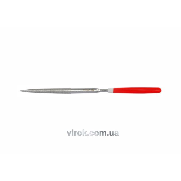Надфіль алмазний YATO півкруглий, l= 140/50 мм, b= 3 мм [120/1200], фото  | SNABZHENIE.com.ua