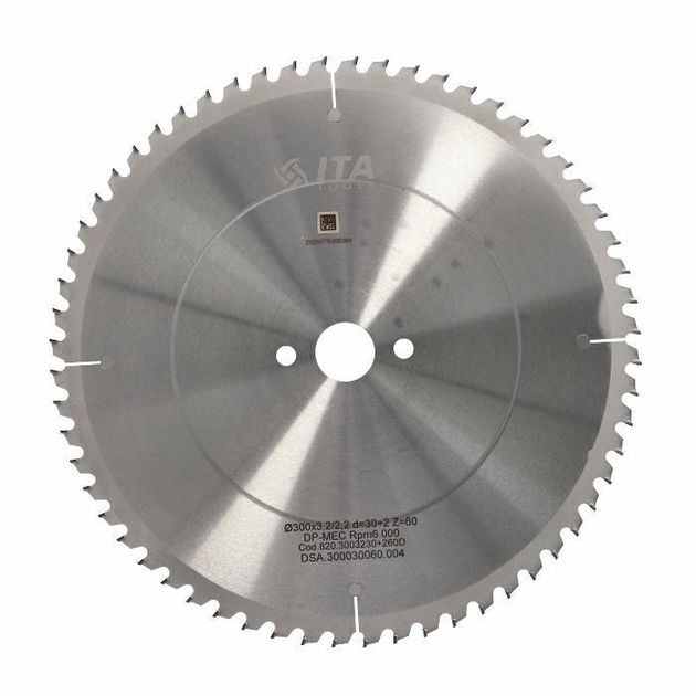 Пила дисковая DSA.Sawblade D=300 F=30 Z=60 K/P=3,2/2,2 H=4 FZ/TR PH: 2/10/60 Ita Tools, фото  | SNABZHENIE.com.ua