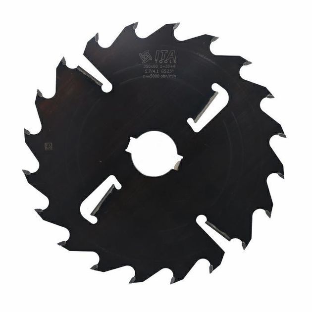 Пильный диск Ita Tools D=350 F=60 Z=20+4 K/P=4,6/3,2, фото  | SNABZHENIE.com.ua