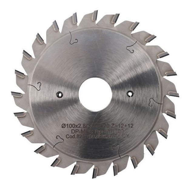 Диск пильний Adjustable Diamond scoring D=100 F= 20 Z= 12+12K=2,8-3,6 P=2,2 H=6 flat FZ Ita Tools, фото  | SNABZHENIE.com.ua