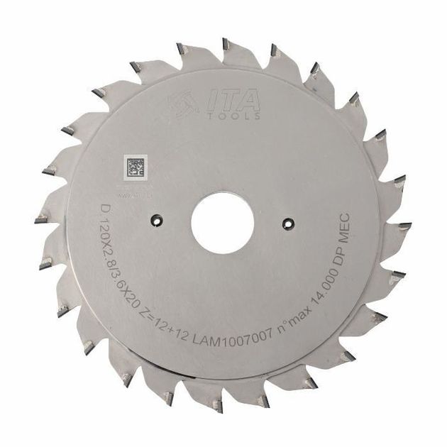 Диск пильный Adjustable Diamond D=120 F=20 Z=12+12 K=2,8-3,6 P=2,2 H=4 flat FZ, Ita Tools, фото  | SNABZHENIE.com.ua