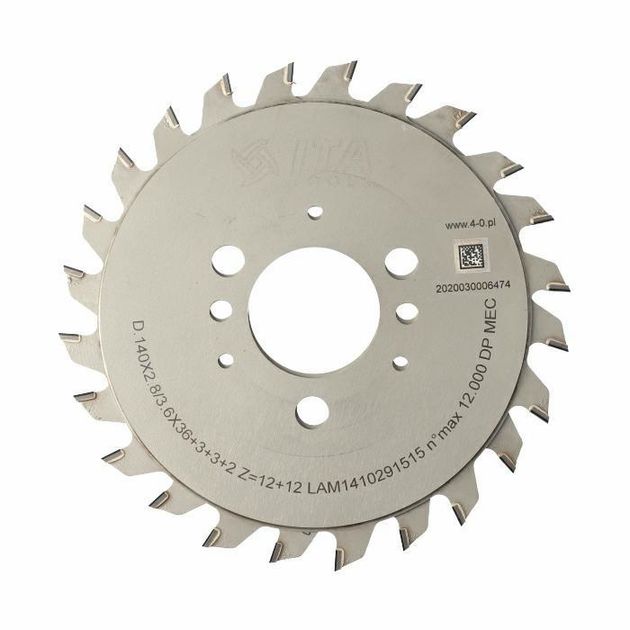 Пильный диск Adjustable Diamond D=140 F=36 Z=12+12K=2,8-3,6 P=2,2 H=6 flat, фото  | SNABZHENIE.com.ua