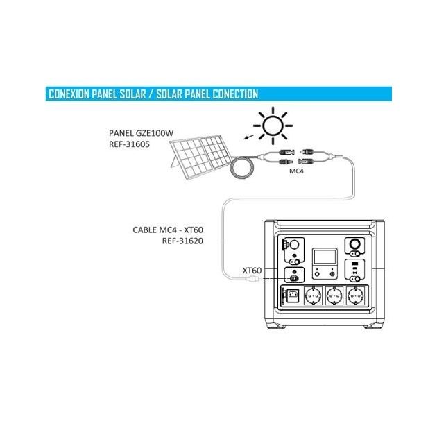 Кабель GENERGY ZERO XT60-MC4, фото  | SNABZHENIE.com.ua