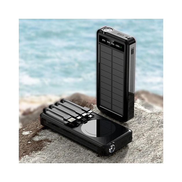Повербанк 10000 mAh на сонячній батареї PROTESTER PRO-S10, фото , зображення 3 | SNABZHENIE.com.ua Повербанк 10000 mAh на сонячній батареї PROTESTER PRO-S10, фото , зображення 3 | SNABZHENIE.com.ua