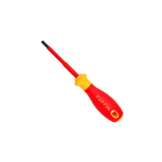 Изолированная шлицевая отвертка PH/FL 2x100мм (1000V) VDE TOPTUL, фото  | SNABZHENIE.com.ua