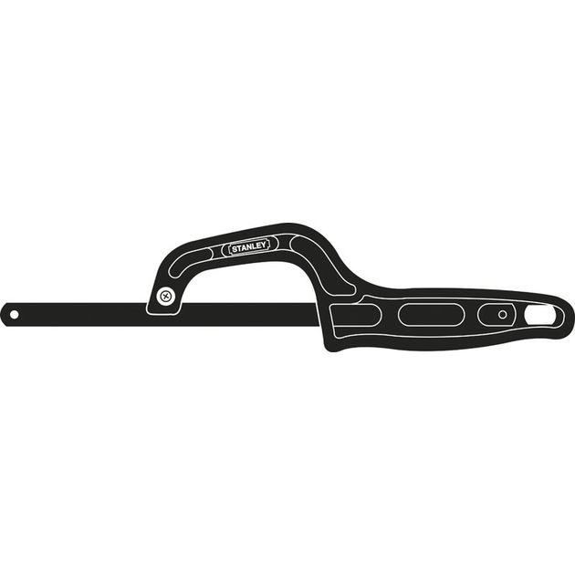 Ножівка по металу Mini Hacksaw з пластиковим корпусом і полотном 300 мм STANLEY (0-20-807), фото , зображення 2 | SNABZHENIE.com.ua Ножівка по металу Mini Hacksaw з пластиковим корпусом і полотном 300 мм STANLEY (0-20-807), фото , зображення 2 | SNABZHENIE.com.ua