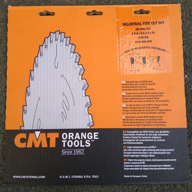 Диск пильный 315 мм, 36 зубьев, для чистового пиления дерева, фото , изображение 4 | SNABZHENIE.com.ua