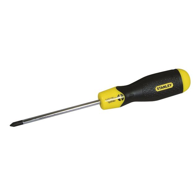Отвертка крестовая PH3, 150 мм, с ручкой Cushion Grip STANLEY, фото  | SNABZHENIE.com.ua
