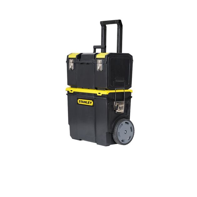 Ящик на колесах STANLEY 178 мм, 3-секционный, 47,5 х 28,4 х 57 см, фото  | SNABZHENIE.com.ua