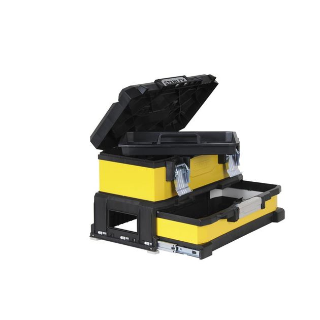 Ящик для инструмента STANLEY 2-секционный, 20 см, 54,5×28×33,5 см, фото  | SNABZHENIE.com.ua