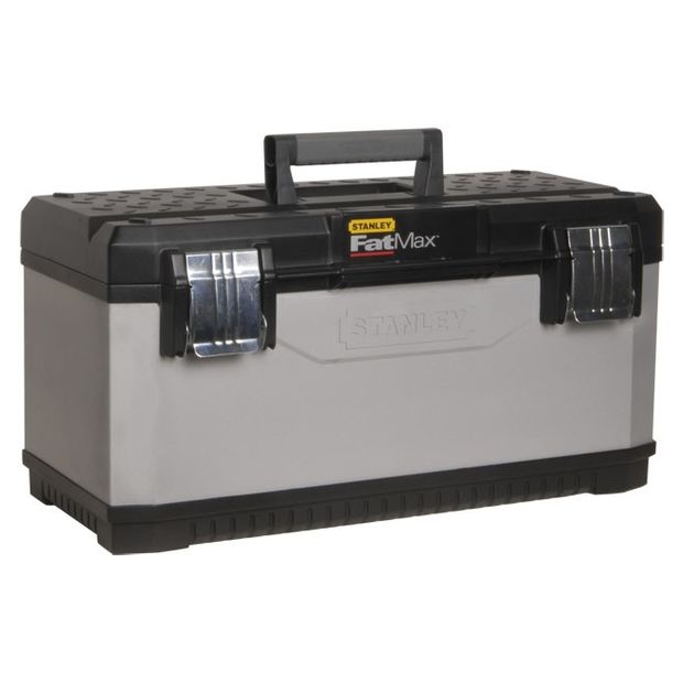 Ящик для инструмента FatMax 23 серый STANLEY (металлопластиковый), фото  | SNABZHENIE.com.ua