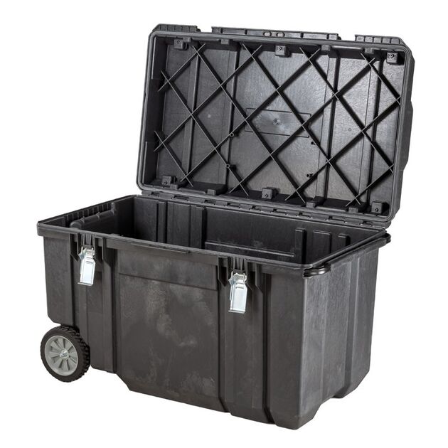 Ящик FATMAX 240L с колесами, объем 240 л, 92 х 55 х 55 см, фото , изображение 2 | SNABZHENIE.com.ua Ящик FATMAX 240L с колесами, объем 240 л, 92 х 55 х 55 см, фото , изображение 2 | SNABZHENIE.com.ua