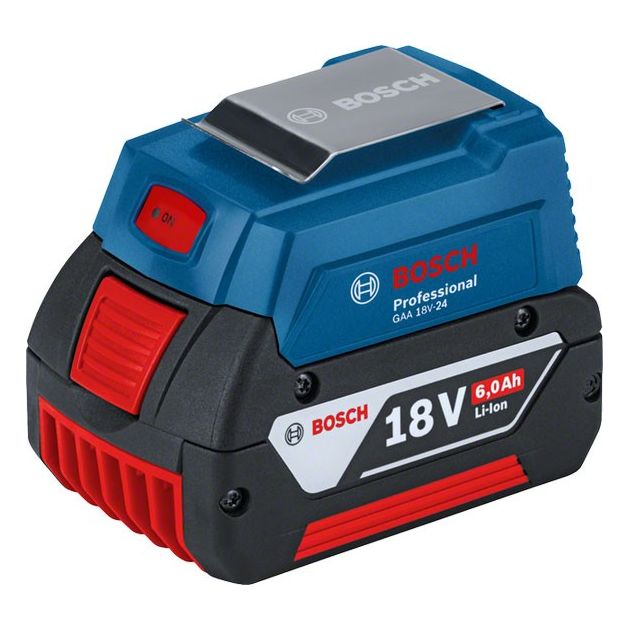 Переходник USB GAA 18V-24 для зарядки на акумулятор 18 В BOSCH (1600A00J61), фото  | SNABZHENIE.com.ua