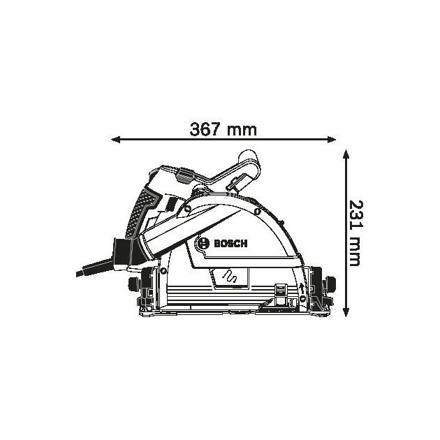 Погружна пила GKT 55 GCE BOSCH (0601675000), фото , зображення 2 | SNABZHENIE.com.ua