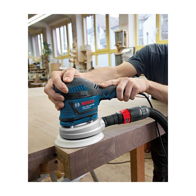 Шлифмашина эксцентриковая BOSCH GEX 125-150 AVE (060137B102), фото , изображение 4 | SNABZHENIE.com.ua Шлифмашина эксцентриковая BOSCH GEX 125-150 AVE (060137B102), фото , изображение 4 | SNABZHENIE.com.ua