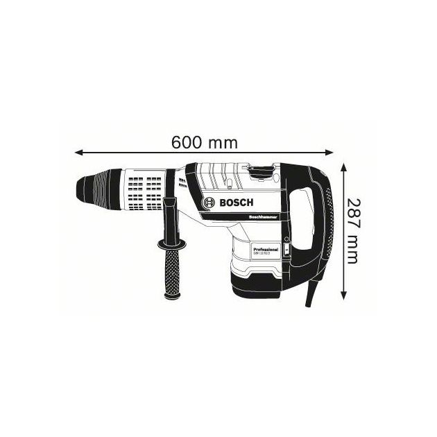 Перфоратор GBH 12-52 D BOSCH (0611266100), фото , зображення 2 | SNABZHENIE.com.ua Перфоратор GBH 12-52 D BOSCH (0611266100), фото , зображення 2 | SNABZHENIE.com.ua