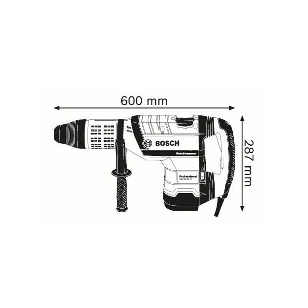 Перфоратор GBH 12-52 DV BOSCH (0611266000), фото , зображення 2 | SNABZHENIE.com.ua