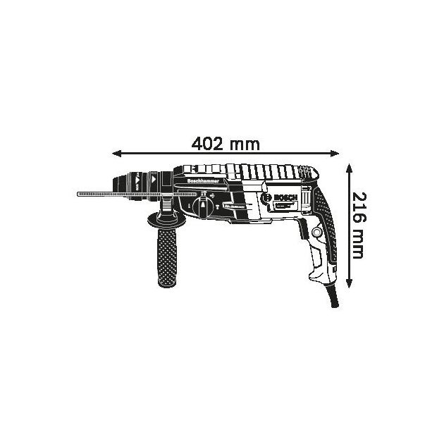 Перфоратор GBH 2-28 F BOSCH (0611267600), фото , изображение 2 | SNABZHENIE.com.ua Перфоратор GBH 2-28 F BOSCH (0611267600), фото , изображение 2 | SNABZHENIE.com.ua