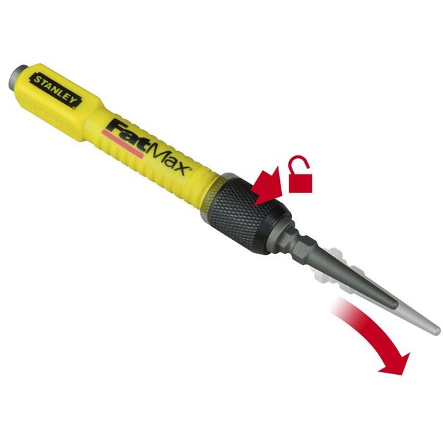 Добойник FatMax Interchangeable Nail Set, 76 мм, STANLEY (1-58-501), фото , изображение 2 | SNABZHENIE.com.ua Добойник FatMax Interchangeable Nail Set, 76 мм, STANLEY (1-58-501), фото , изображение 2 | SNABZHENIE.com.ua