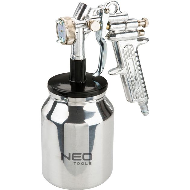 Пистолет-распылитель с нижним бачком, 1л, 1.4 мм NEO, фото  | SNABZHENIE.com.ua