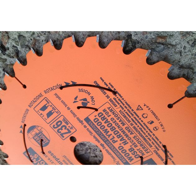 Дисковая пила CMT 216 мм, 36 зубьев, тонкий пропил по дереву, фото , изображение 10 | SNABZHENIE.com.ua