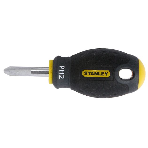 Короткая отвертка Phillips FatMax Stubby PH2, 30 мм, STANLEY, фото  | SNABZHENIE.com.ua