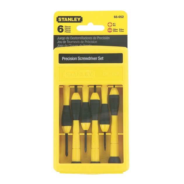 Набір з 6-ти викруток для точної механіки Instrument, STANLEY (0-66-052), фото  | SNABZHENIE.com.ua