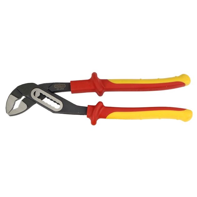 Клещи переставные сантехнические MaxSteel VDE 1000V, 255 мм STANLEY, фото  | SNABZHENIE.com.ua