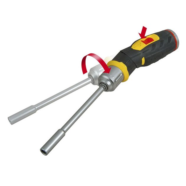 Отвертка Stanley FatMax с пистолетной рукояткой, 12 вставок, фото , изображение 6 | SNABZHENIE.com.ua