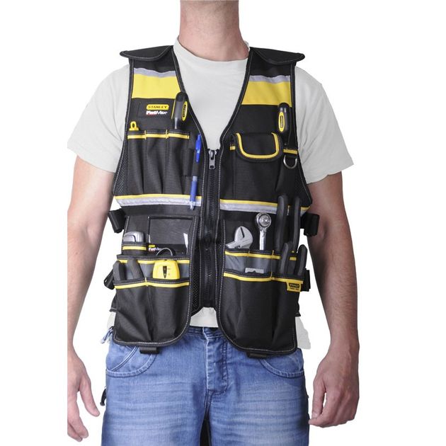 Жилет для инструмента FatMax Tool Vest STANLEY 47x7x58 см (FMST1-71181), фото , изображение 2 | SNABZHENIE.com.ua