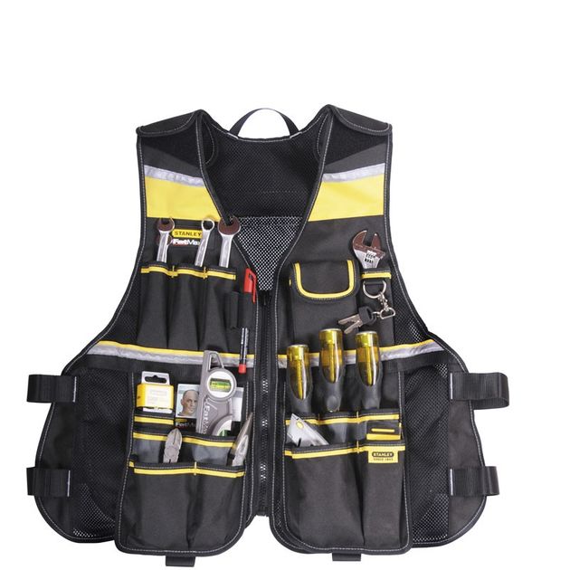 Жилет для инструмента FatMax Tool Vest STANLEY 47x7x58 см (FMST1-71181), фото , изображение 5 | SNABZHENIE.com.ua