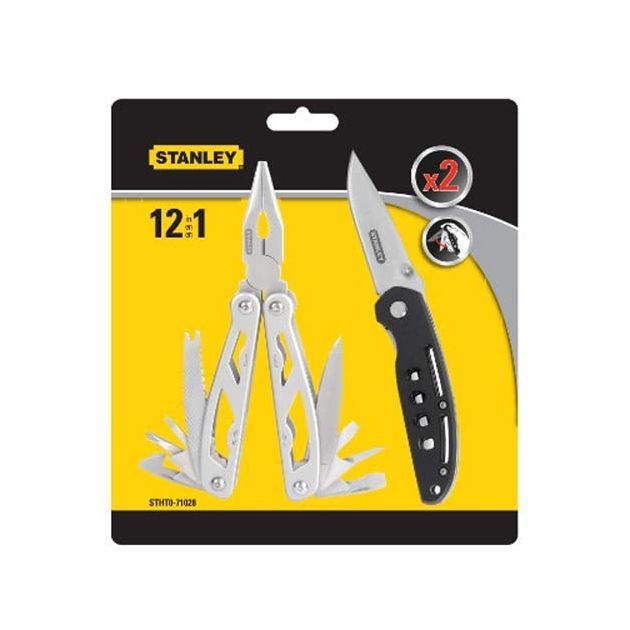 Плоскогубцы Multitool 12 в 1 и складной нож STANLEY (STHT0-71028), фото  | SNABZHENIE.com.ua