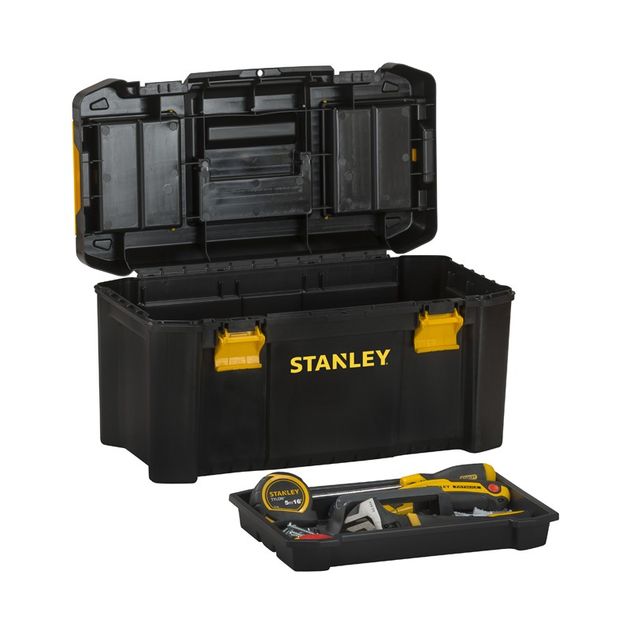 Ящик для інструмента пластиковий 19 STANLEY (STST1-75520), фото , зображення 2 | SNABZHENIE.com.ua Ящик для інструмента пластиковий 19 STANLEY (STST1-75520), фото , зображення 2 | SNABZHENIE.com.ua