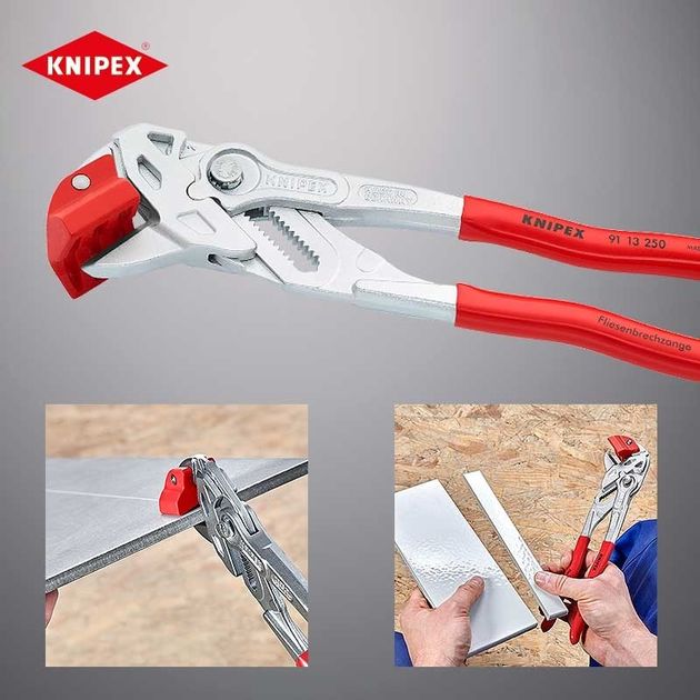 Кусачки для розламування кафельної плитки KNIPEX 91 13 250 (91 13 250 ), фото , изображение 2 | SNABZHENIE.com.ua Кусачки для розламування кафельної плитки KNIPEX 91 13 250 (91 13 250 ), фото , изображение 2 | SNABZHENIE.com.ua