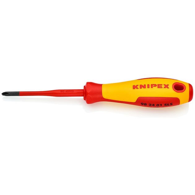 Викрутка для гвинтів з хрестовим шліцом Phillips KNIPEX 98 24 02 SLS (98 24 02 SLS ), фото  | SNABZHENIE.com.ua