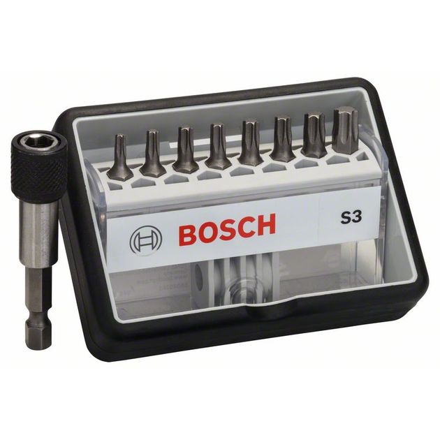 Набор из 9 насадок для загвинчивания BOSCH Robust Line S T, фото  | SNABZHENIE.com.ua