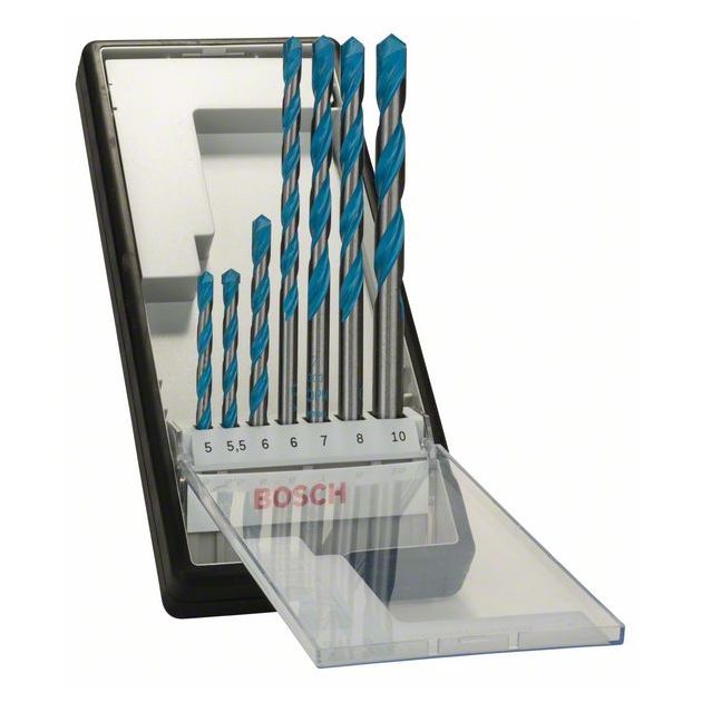 Набор свердел BOSCH CYL-9 MultiConstruction 5-10 мм, 7 шт., фото  | SNABZHENIE.com.ua