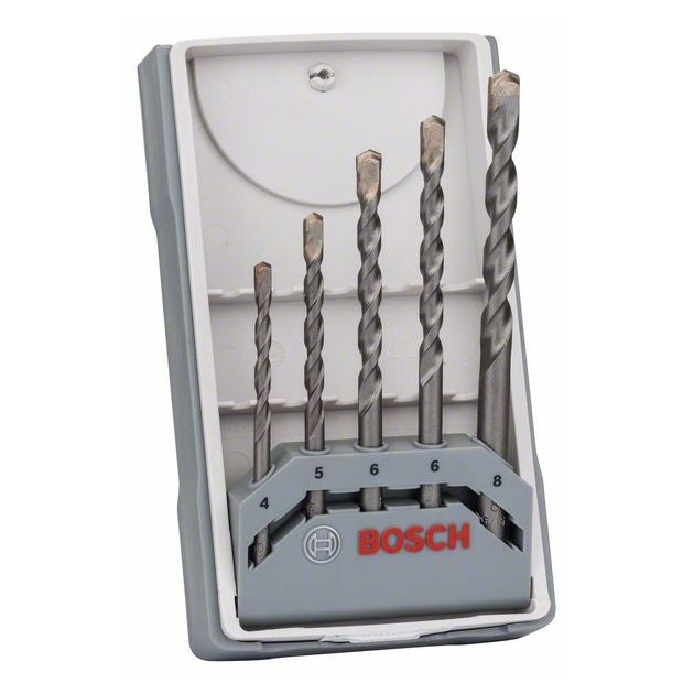Набор сверел по бетону BOSCH CYL-3,4–8 мм, 5 шт., фото  | SNABZHENIE.com.ua