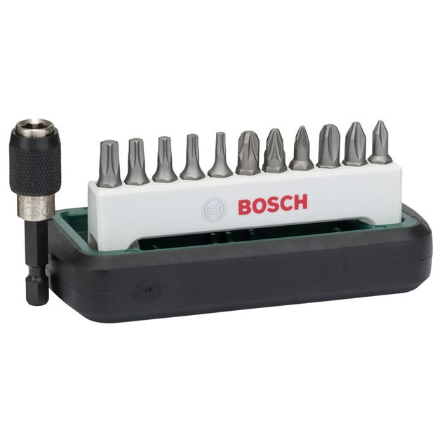 Насадка для загвинчування Standard з 12 шт., змішаний (PH, PZ, T) BOSCH, фото  | SNABZHENIE.com.ua